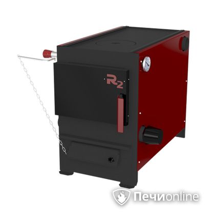 Твердотопливный котел Термокрафт R2 15 кВт конфорка термометр круглый выход в Абакане